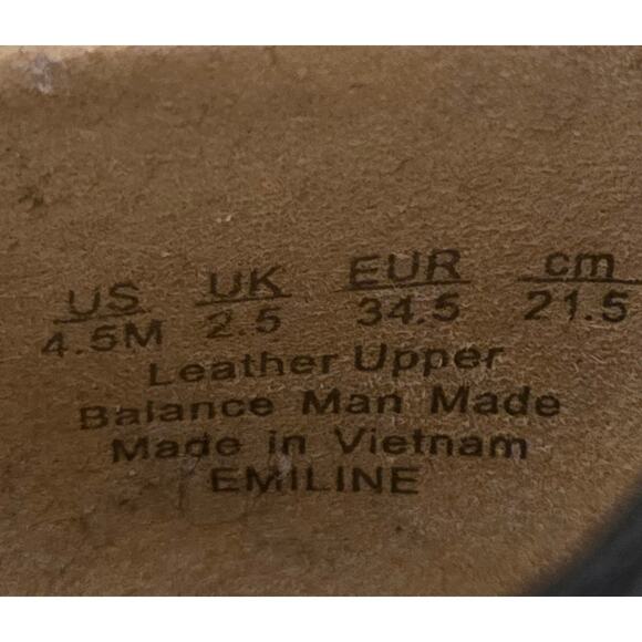 Naturalizer Emiline Black Tumbled Leather Loafers Womens Size 4.5M Slip On - Picture 7 of 8